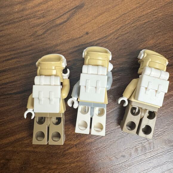 LEGO Star Wars Hoth Rebel Trooper Minifigure Lot x3 w/ Goggles Backpacks - Picture 3 of 3